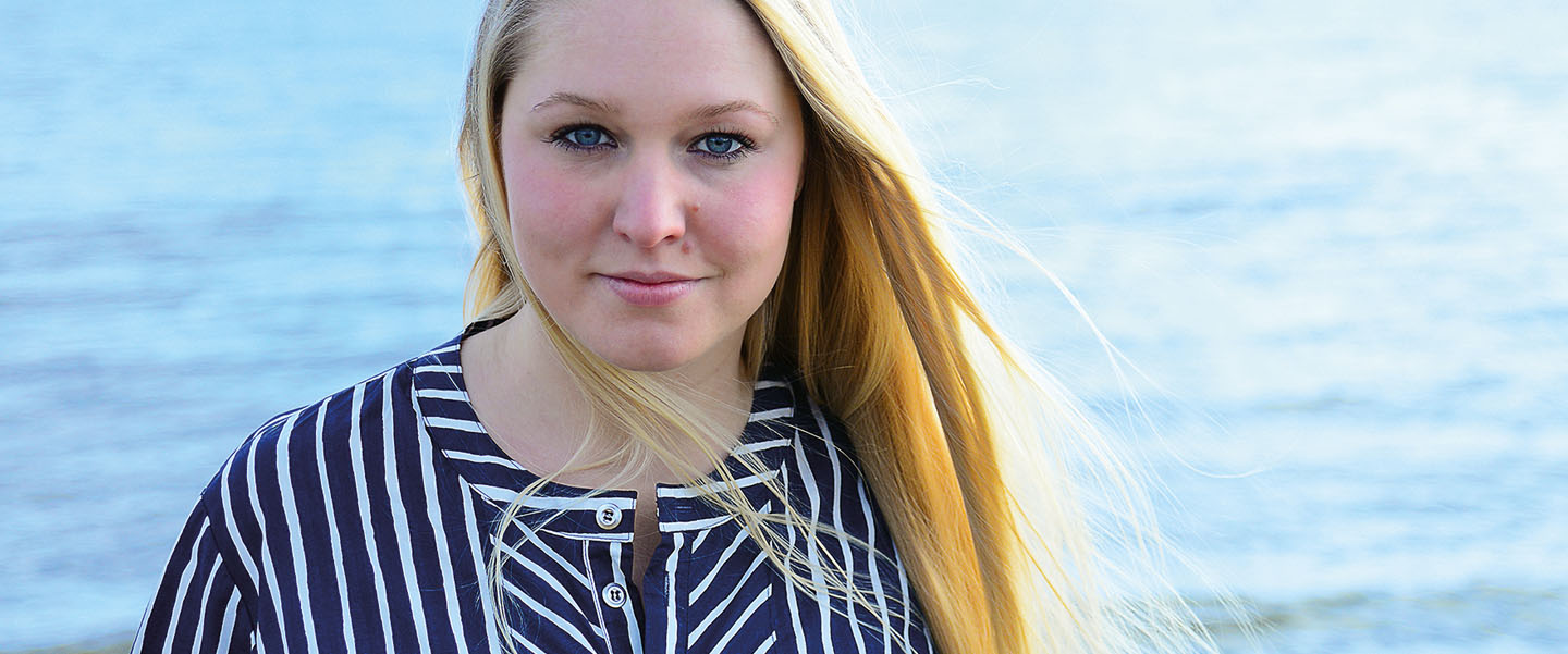 Sauna-Meisterin Rebecca Lang