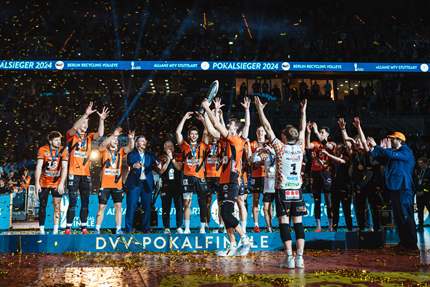 Siegerehrung DVV Pokalfinale